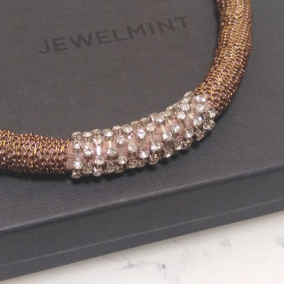 Jewel Mint Mixed Media Choker - Picture 2 of 5